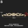 Dongyang Tallado en Madera Estilo Europeo Calcomanía Accesorios para Muebles Flores para Puertas de Madera Tallado Fino Calcomanías para Puertas de Gabinete Flores para Cabeceras Calcomanías de Madera Maciza Decoración