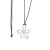Collar de Flor Calada Estilo Blogger Coreano para Mujer Verano Cuerda Negra Ajustable Accesorios Versátil Elegante Cadena Larga