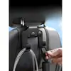 Ganchos Dobles para Reposacabezas de Coche Universal Colgador para Respaldo de Asiento de Automóvil Ganchos de Almacenamiento para Bolsas Abrigos Paraguas