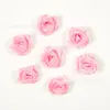 Comercio Exterior Más Vendido Flor de Rosa Plana de Poliéster de 1.5 cm DIY Accesorios para el Cabello de Niños Pasador Accesorios para Ropa Materiales de Accesorios