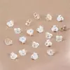 Tapones para los oídos chapados en plata de ley S925 con oro de 14 quilates, Tapones para los oídos de oro blanco, Tapones para los oídos de oro rosa, Pendientes de plata, Accesorios para pendientes