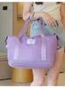 Bolsa de viagem de negócios feminina, bolsa de bagagem para curta distância, bolsa de armazenamento portátil de grande capacidade, bolsa de viagem leve dobrável, bolsa de armazenamento