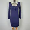 2026 Sudeste Asiático Transfronterizo Tk Ropa de Mujer Sexy Estilo Chica Caliente Vestido Bodycon Ajustado de Cuello Semiabierto