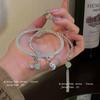 Nuevo Estilo Antiguo Chinoiserie Tendencia Nacional Pulsera de Campana Set para Mujer Lujo Accesible Nicho Pulsera Exquisita Accesorios de Borla de Gama Alta