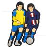 Futebol Messi Neymar Mba Pi Cro Cave Sapatos Acessórios DIY Decoração De Borracha Macia Remendo Fivela De Sapato Destacável Flor De Sapato