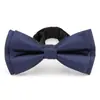Moda direta da fábrica masculina para casamento, noite, noivo, banquete, negócios, gravata borboleta de cor sólida, laço em estoque