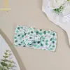 Diadema Floral Nueva Transfronteriza Estilo Coreano para Bebé con Estampado Digital, Diadema Ancha para Bebés, Diadema de Nylon para Niños