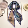 Pañuelo de Seda Pequeño Angulado Rouyun 2026 para Mujer, Elegante y Sofisticado, Pañuelo para Cuello Estilo Coreano y Japonés, Pañuelo de Cinta, Pañuelo para Cuello Estilo Coreano