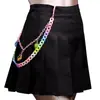 Corrente para Calça Acrílica Colorida Versátil Tendência Pingente de Concha Corrente de Cintura Corrente Estilo Moda da Europa e América Estilo Ins Transfronteiriço