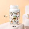 Vaso Termo para Estudiantes de Alto Valor Kapibala Pajita Acero Inoxidable 316 Lindo Gran Capacidad Vaso Infantil para Doble Bebida