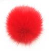 Bola de pelo de zorro sintético bola de pelo falso bola de pelo sombrero de botón oculto de hebilla bola de felpa bola de pelo sintético colgante de pelo de zorro artificial