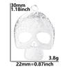 Europa y Estados Unidos explosiones calavera accesorios de joyería DIY collar colgante colorido de acero inoxidable colgante transfronterizo exclusivo