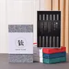 En Stock Caja para Palillos Caja de Regalo para Palillos de Titanio 1 Par 2 Pares Caja de Regalo Caja para Cubiertos de Acero Inoxidable Tapa Negra 5 Pares Caja Vacía