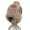 Nuevo gorro de punto Fair Isle para otoño e invierno, estilo coreano, diseño que adelgaza la cara, engrosado para abrigar, gorro de punto que cubre las orejas