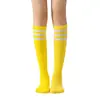 Calcetines de Mujer de Media Caña con Tres Rayas Temu Transfronterizos, Calcetines a Rayas, Calcetines de Rendimiento para Baile de Comercio Exterior Europeo y Americano, Calcetines de Pantorrilla JK