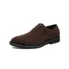 Zapatos de hombre transfronterizos, talla grande, zapatos de piel de ante, nueva colección primavera 2025 para hombre, zapatos de vestir casual, zapatos de cuero versátiles para exportación