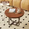 Mesa de Centro Combinada Minimalista de Luxo Leve, Mesa de Centro Pequena Criativa Estilo Japonês, Mesa Lateral Pequena Nórdica para Apartamento Pequeno, Mesa de Chá para Varanda