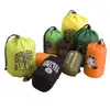 A5L Saco de Nylon Repelente de Água Saco de Poliéster com Cordão Saco de Viagem Portátil de Armazenamento Encolhível Bolso Personalizável