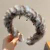 Faixa de Cabelo Alta para Mulheres, Uso Diário, Cor Café Melard, Ondulada, Dentada, Antiderrapante, Presilha para Lavar o Rosto