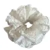 Tecido de Renda Flor de Cerejeira da Primavera Anel de Cabelo Intestino Grosso Dupla Camada Estilo Doce Fresco Estilo Mori Acessórios de Cabelo para Meninas