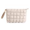 Bolsa de Maquillaje Nube, Bolsa de Almacenamiento Portátil de Viaje de Gran Capacidad para Llevar en la Mano, Bolsa de Nube Puff de Mano Casual y Simple