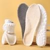Sapatos quentes de flanela sem fiapos desodorantes absorventes de suor respiráveis espessados sensação de calçar fácil palmilha confortável absorção de choque palmilha forrada com fleece