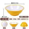 Tazón Comercial de Melamina Doble Color para Fideos, Engrosado, Resistente al Calor, Irrompible, Tazón de Bambú para Fideos, Tazón Especial para Restaurantes de Fideos, Tazón de Sopa Ramen Estilo Chino