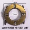 Hebilla de anillo circular interior de 13 mm círculo hebilla de aguja para ropa equipaje zapato flor de zapato accesorios anillo cerrado para bolsa