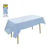 Toalha de Mesa Plástica Descartável Estampada, Capa de Mesa Monocromática em Filme de Alumínio Impresso PE de Cor Sólida, 2025 À Prova de Óleo