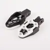 Adequado para pedal de liga de alumínio modificado para motocicleta tipo straddle, pedal traseiro, pedal antiderrapante, pedal de metal para carro masculino