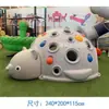 Espaço Externo para Crianças de Jardim de Infância Estrutura de Escalada Cápsula Espacial Rampa de Escalada Espessa de Plástico Interior Brinquedo de Escalada em Rocha Hemisférica