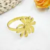 Anillo para Servilletas de Flor de Venta Caliente Transfronteriza Hebilla para Servilletas Anillo para Servilletas de Pétalo Hebilla para Servilletas Fabricante Venta al por Mayor
