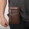 Nova Bolsa Transversal Grande Capacidade Cordão Bolsa de Cintura Couro PU Esportes ao Ar Livre Bolsa de Ombro Multifuncional Bolsa de Celular Masculina