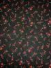 Tecido chiffon plissado estampado para primavera e verão, camisa floral texturizada, camisola, vestido cheongsam, roupas femininas, acessórios, tecido para lenço de seda