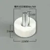 22*m6 Pies Ajustables de Plástico Tornillos de Fijación para Muebles Tapas para Pies de Soporte de Mesa y Silla Gabinete Patrón Vertical Almohadillas Ajustables para Pies M8