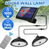 Nueva lámpara de araña solar LED para interior brillante exterior doble impermeable lámpara de comedor super brillante bombilla retro