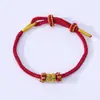 Pulseras de Cuerda Coloridas Nuevas al por Mayor, Estilo Chino Cultural y Creativo Versátil Ajustable Pulsera de Nudo Wenchang del Año del Zodiaco Joyería