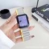 Adecuado para Apple Watch, hebilla deslizante salvaje, correa de nailon, iwatch universal S8/correa de muñeca transpirable ultra deportiva