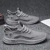 Zapatos Deportivos Casuales para Hombre de Malla Flyknit, Tendencia de Verano de Comercio Exterior, Tenis Transpirables de Caña Baja, Zapatos Versátiles de Moda en Tallas Grandes