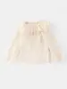 Camiseta de Manga Larga de Otoño para Niña 2026 Nuevo Estilo Primavera-Otoño Moda Infantil Camiseta Básica Top de Otoño para Bebé 6022