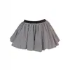 Falda Floral Diseño Otoño e Invierno 2025, Falda Abullonada Estilo Nuevo, Falda Corta Cortavientos Anti-Exposición, Falda de Cintura Alta Adelgazante para Mujer, Estilo Puro Deseo a