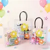 Bolsa de Regalo, Linda Bolsa de Regalo de PVC para el Día del Niño, Bolsa de Plástico Transparente para el Regreso a Clases, Bolsa de Recuerdo para Bodas, Portátil