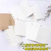 Papel para páginas interiores de cuaderno a7 engrosado de hojas sueltas básico de doble pliegue recarga rayado en blanco plan mensual papel para páginas interiores de diario