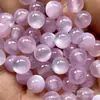 Cuentas de Resina Dorada Cielo Estrellado Ojo de Gato Resina Perla Ojo de Gato Agujero Recto Cuentas Redondas Cuentas para Manualidades Cuentas Sueltas Cadena para Teléfono Móvil Joyería