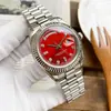 Reloj Mecánico Automático Completo de Acero Inoxidable con Esfera de Diamante de Venta Caliente, Reloj de Moda para Pareja, Reloj Delicado de Una Pieza