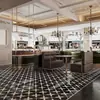 Azulejos de mosaico brillantes personalizados, 600x1200, para cadenas de restaurantes, pasillos de hoteles y proyectos de arte para villas, con acabado brillante