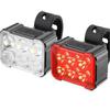 Luz de Bicicleta Ciclismo Nocturno Luz Fuerte Linterna Recargable USB Faro Luz Trasera Set Impermeable Bicicleta de Montaña Equipo de Ciclismo