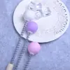Martelo de massagem de mola de silicone para golfe, martelo de massagem, martelo para batidas nos meridianos, costas, pernas, ombros, coluna cervical, bastão de massagem
