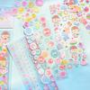 Mensaje Arcoíris Dulce Goka Diario pegatinas niña fresco brillante Goka diy burbuja pegatinas decorativas 6