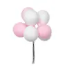 Insertos de Globo de Plástico de Colores Macaron, Globos Pequeños de Colores, Repostería de Postres, Adornos de Decoración para Pasteles de Cumpleaños